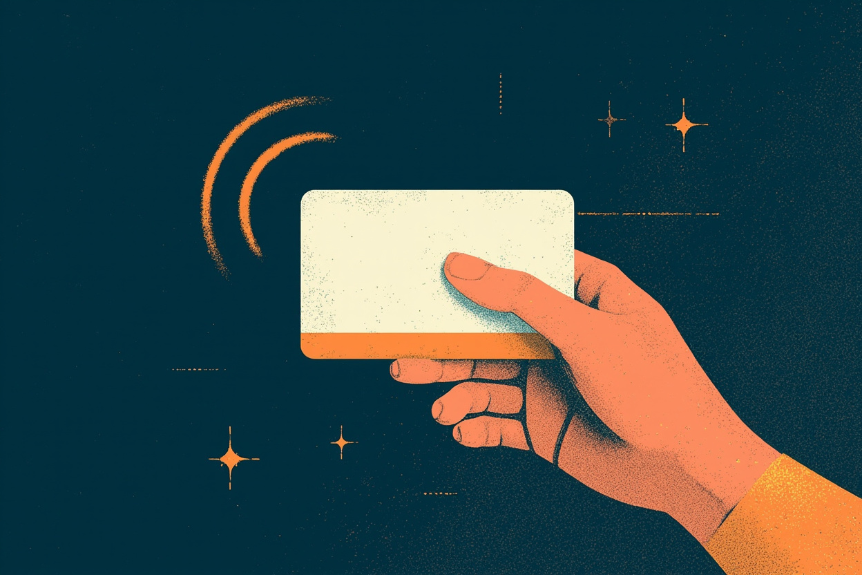 Криптогаманець у формі картки: прикладання до телефона через NFC