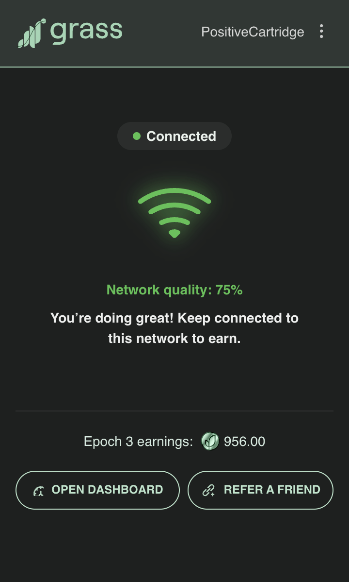 Grass Network - Хром розширення